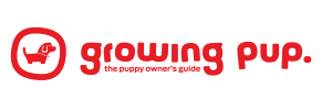 Growing pup logo